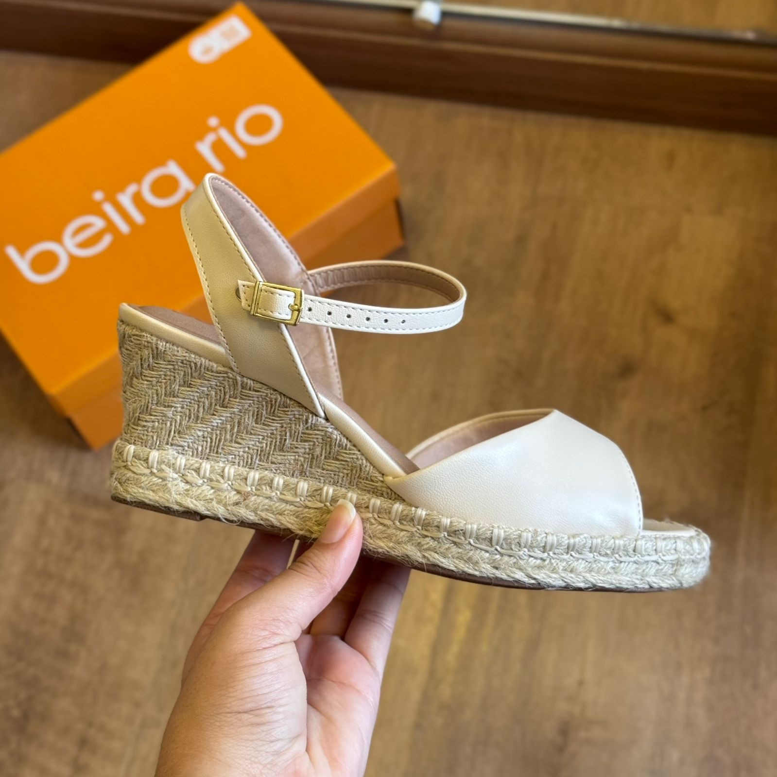 Tamanco Beira Rio Solado de Palha 8486.118