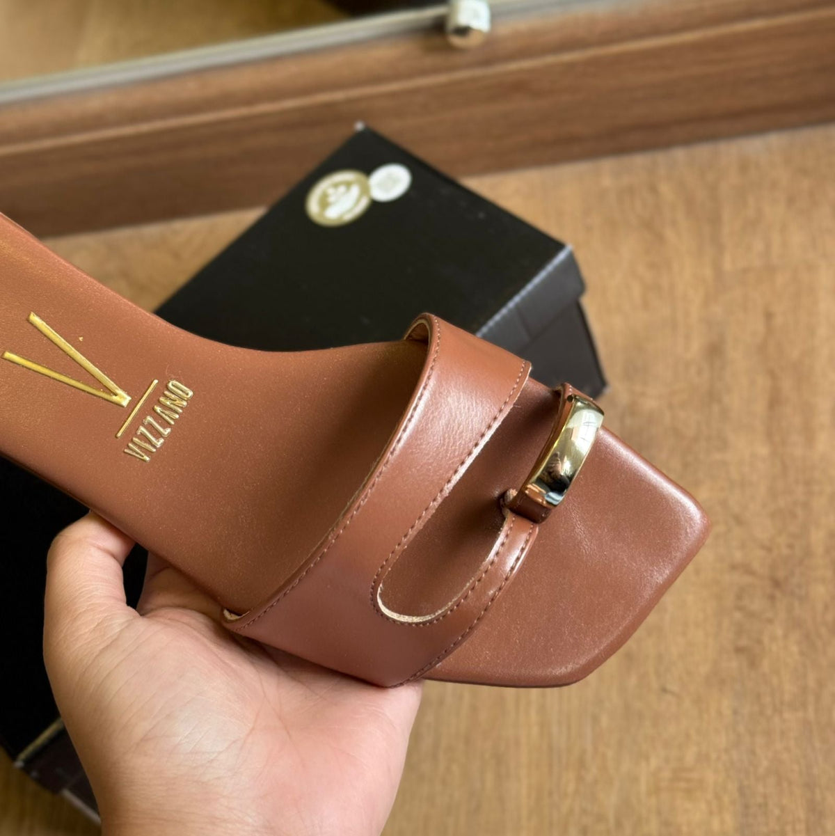 Rasteira Vizzano Fivela Minimal 6553.102