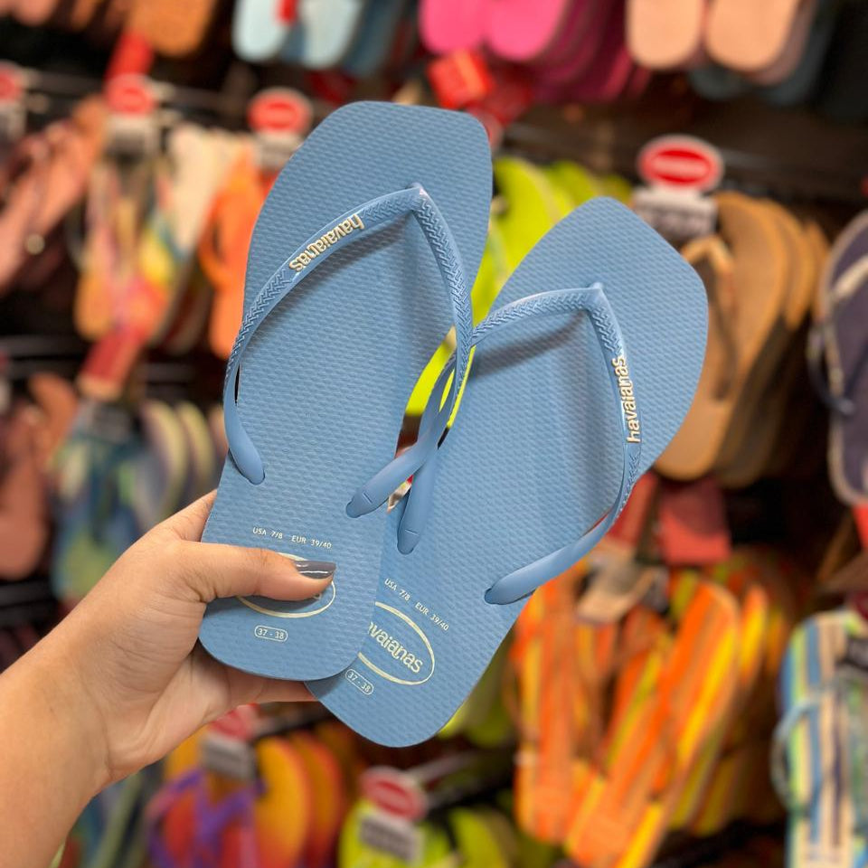 Havaianas Slim Square Logo Pop Up