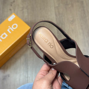 Sandália Beira Rio Slingback Nobuck 8436.238