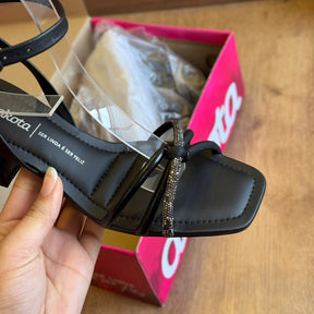 Salto Dakota Tornozelo de Couro Y9413