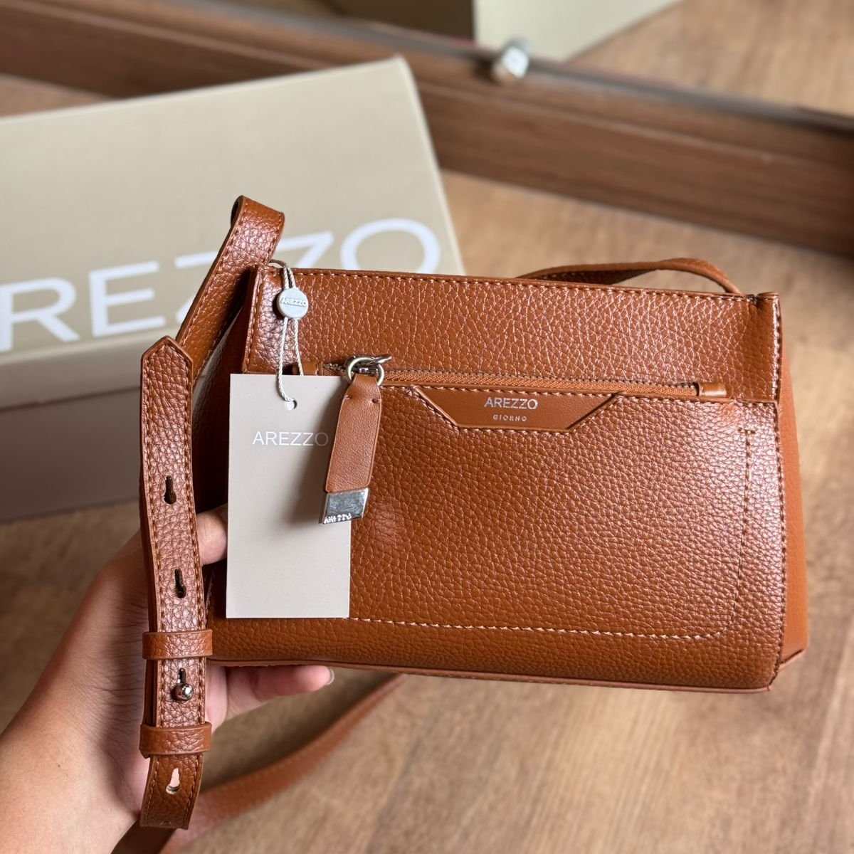 Bolsa Tiracolo Arezzo Emilly Croco A581000499