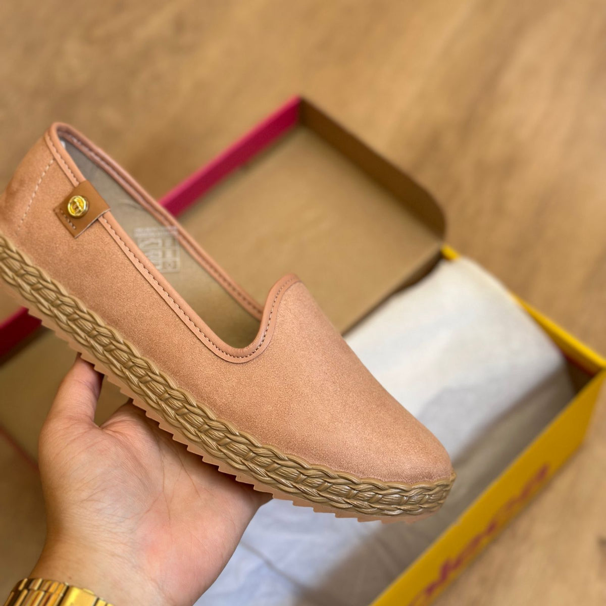 Sapatilha Moleca Camurça 5696.304