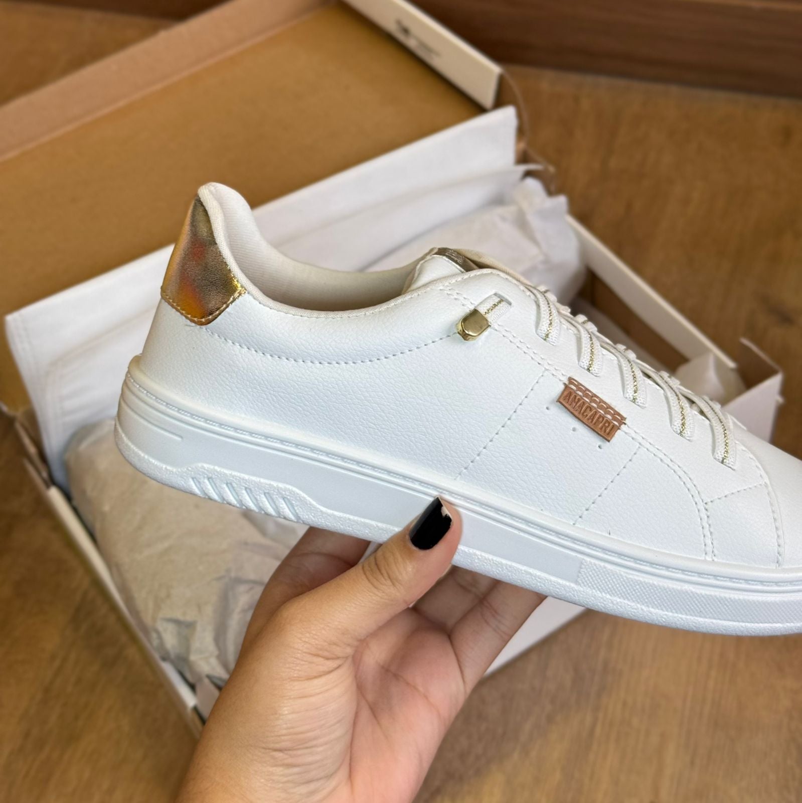 Tênis Ana Capri Basico Calce Fácil C307040002