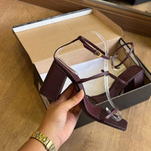 Sandália Santa Lolla Couro Confort Salto Bloco 046A.2BCD.033B