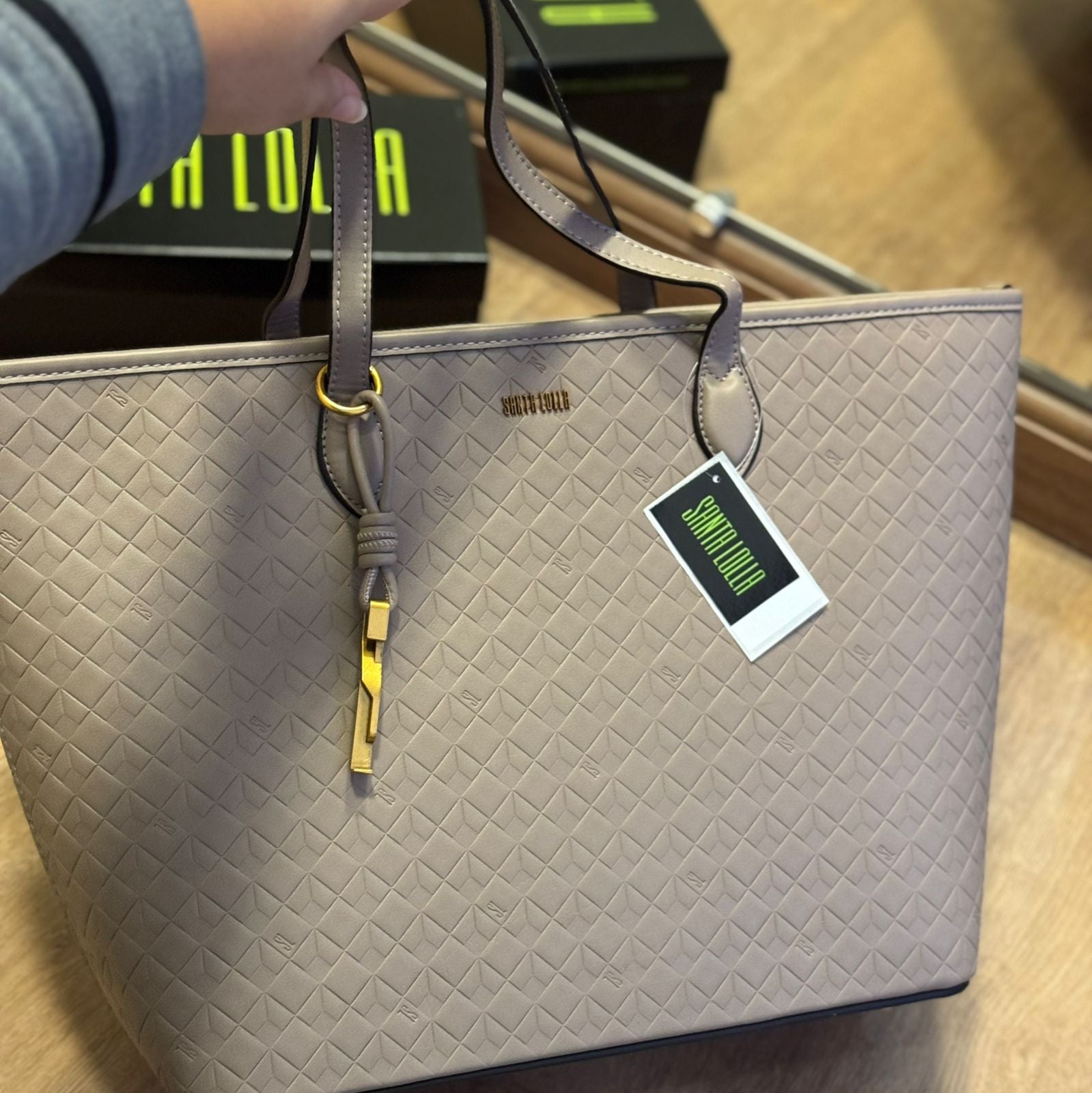 Bolsa Santa Lolla Shopper Geométrica 0459.5462