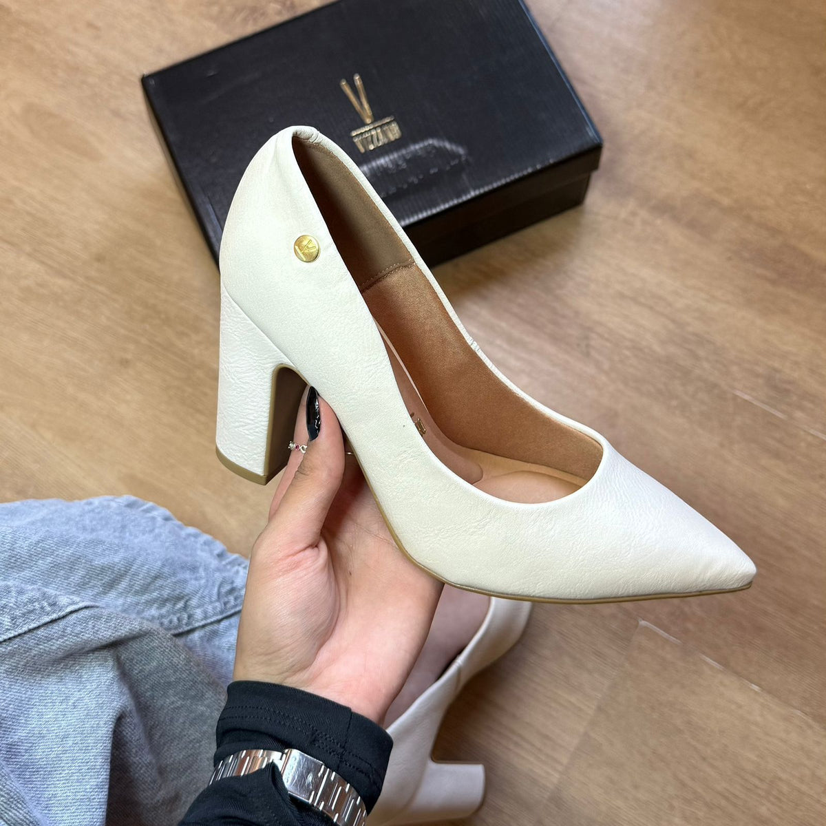 Scarpin Vizzano Salto Bloco 1285.400