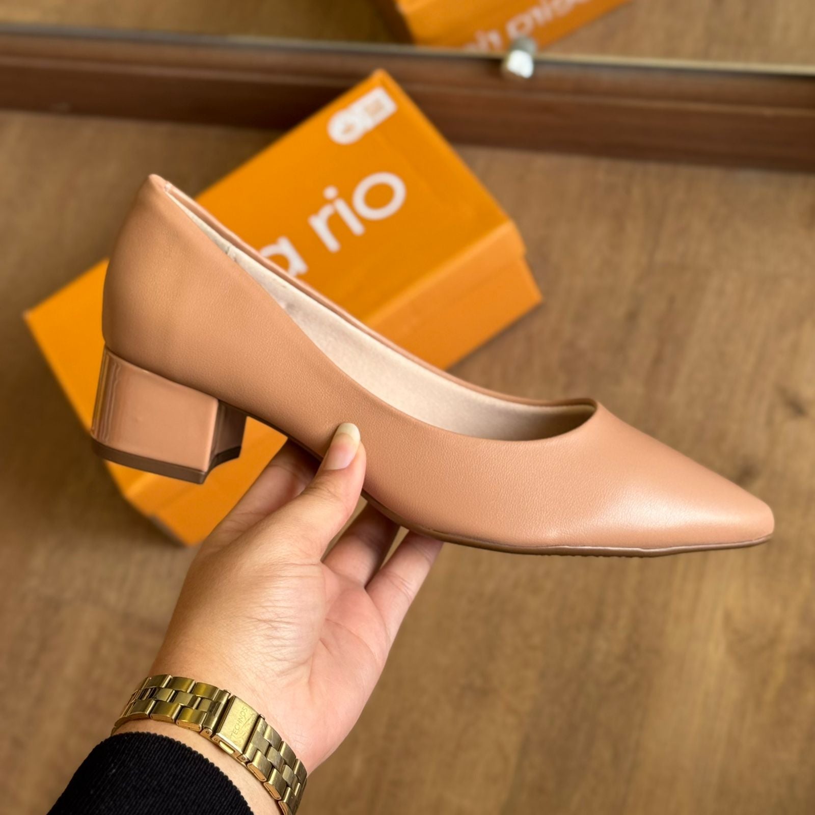 Sandália Beira Rio Salto Bloco 4182.200