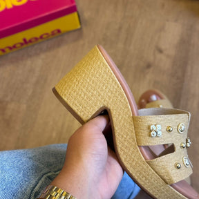 Tamanco Moleca Detalhe de Pedrarias 5549.105