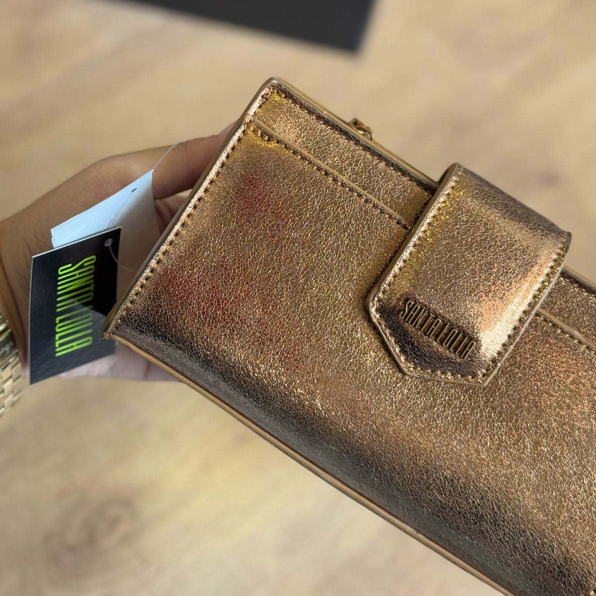 Carteira Santa Lolla Material Metalizado 0471.457E.037C