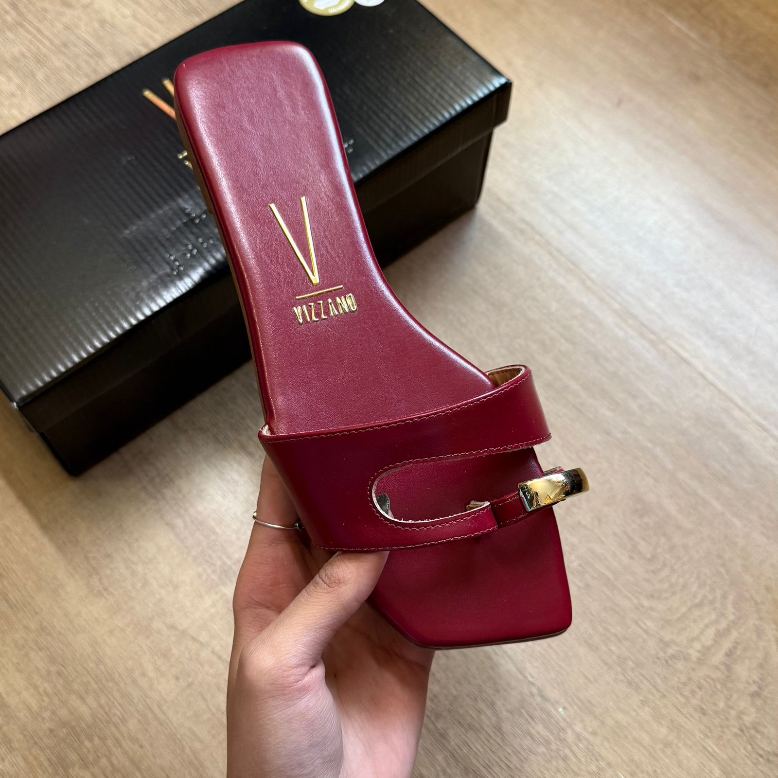 Rasteira Vizzano Fivela Minimal 6553.102