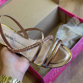 Sandália Dakota Salto Baixo Y7288