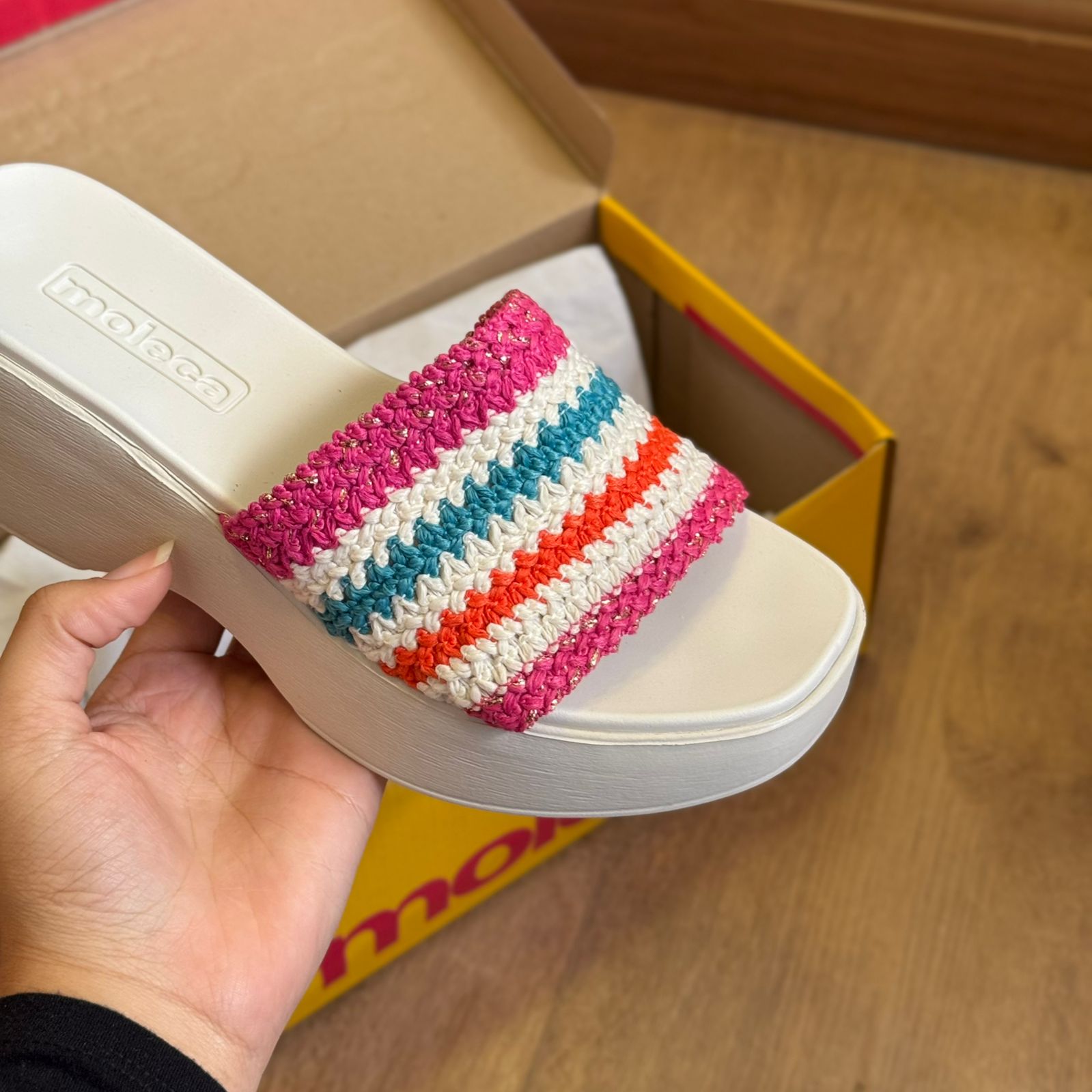 Sandália Moleca Clássico Crochê 5503.114