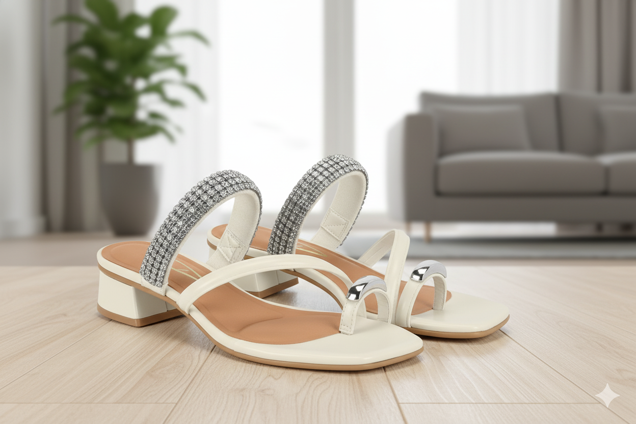 Sandália Vizzano Salto Bloco Baixo 6454.133 - Black Friday