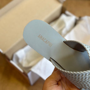 Rasteira Ana Capri Color Vibes Trançada C300140158