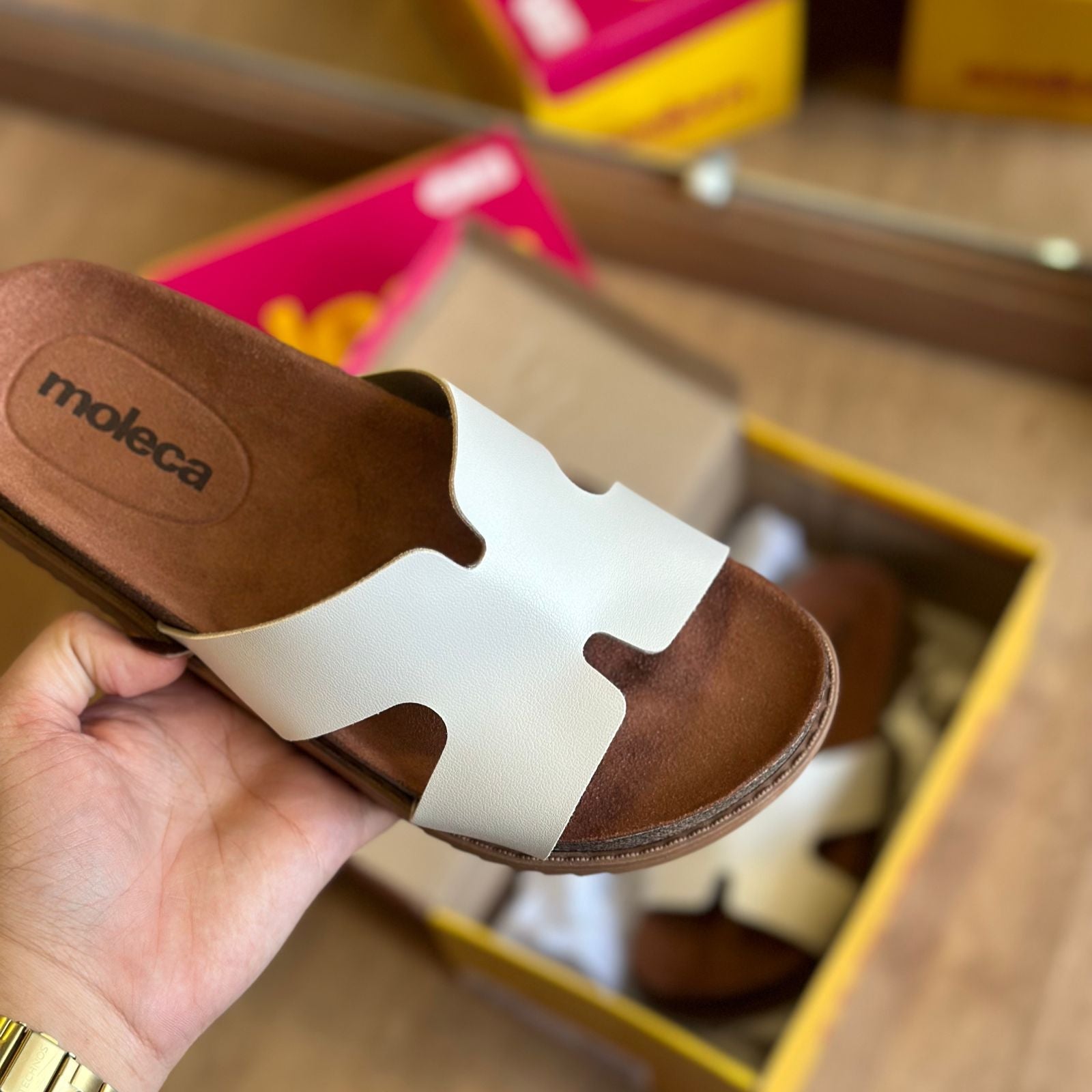 Sandália Moleca Tamanco Plataforma 5500.100