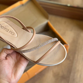 Sandália Beira Rio Strass 8387.530