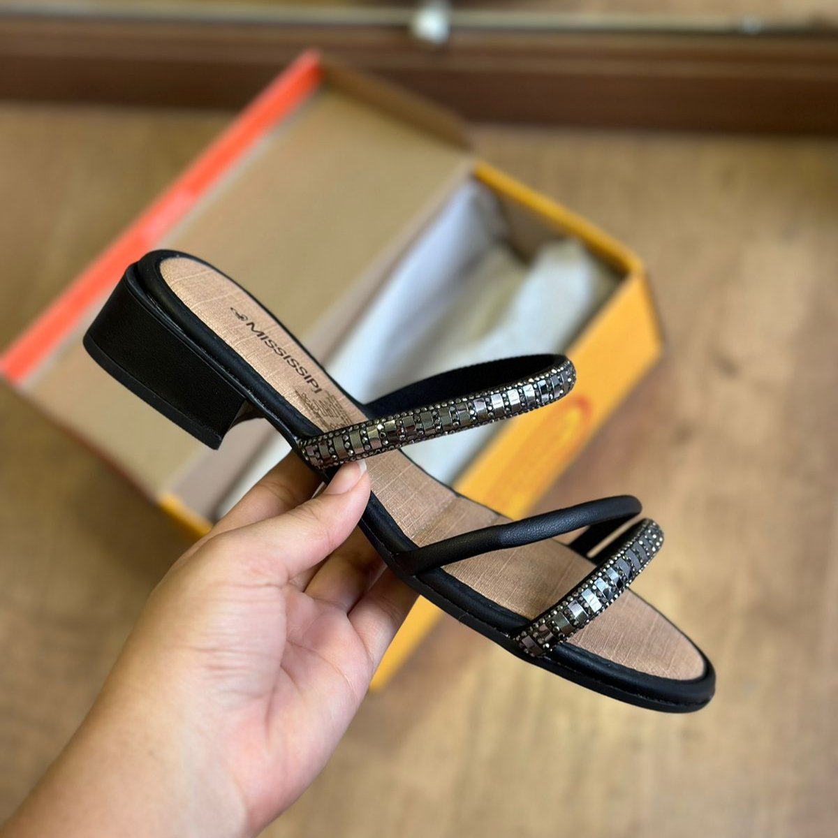 Sandália Mississipi Salto Bloco M1991