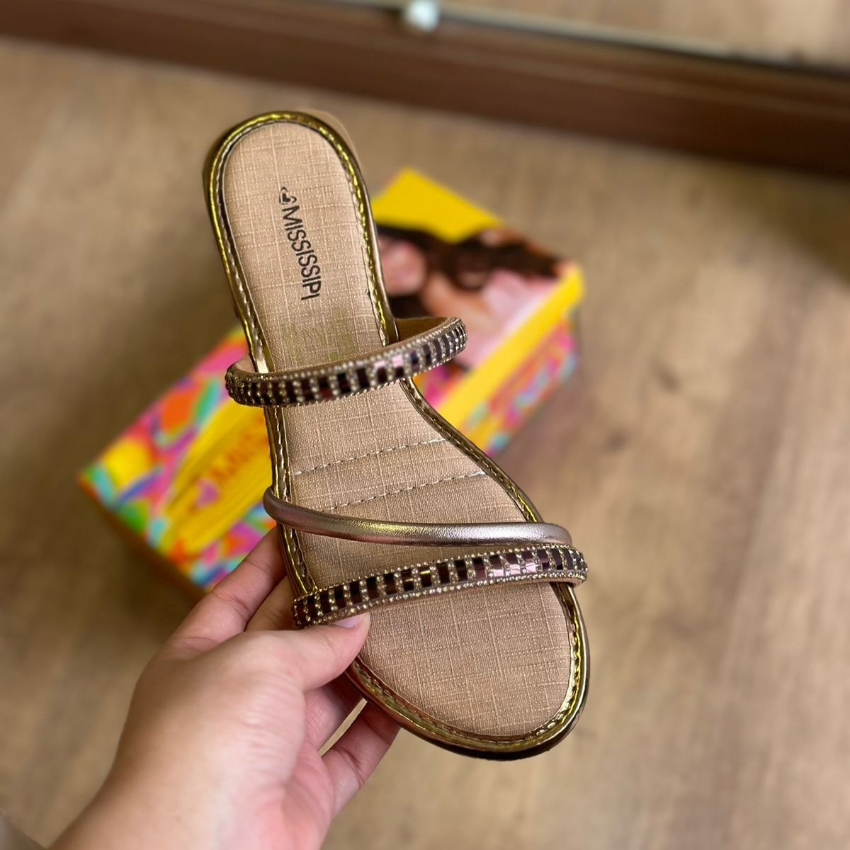 Sandália Mississipi Salto Bloco M1991