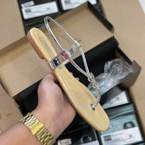 Rasteira Santa Lolla Specchio Bico Quadrado 01F7.2EF4.0007