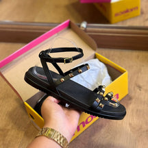 Sandália Moleca Detalhe Pedrarias 5502.107