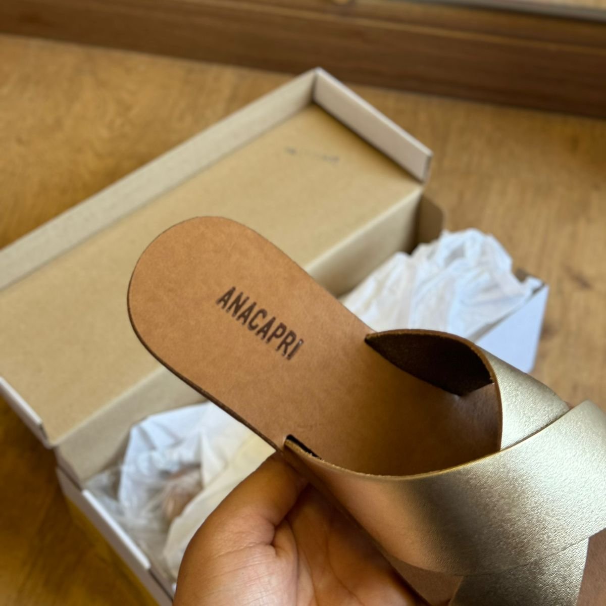 Rasteira Ana Capri Tiras Cruzadas C300140004