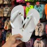 Havaianas Top + Pin Tucano, Coqueiro e Trevo