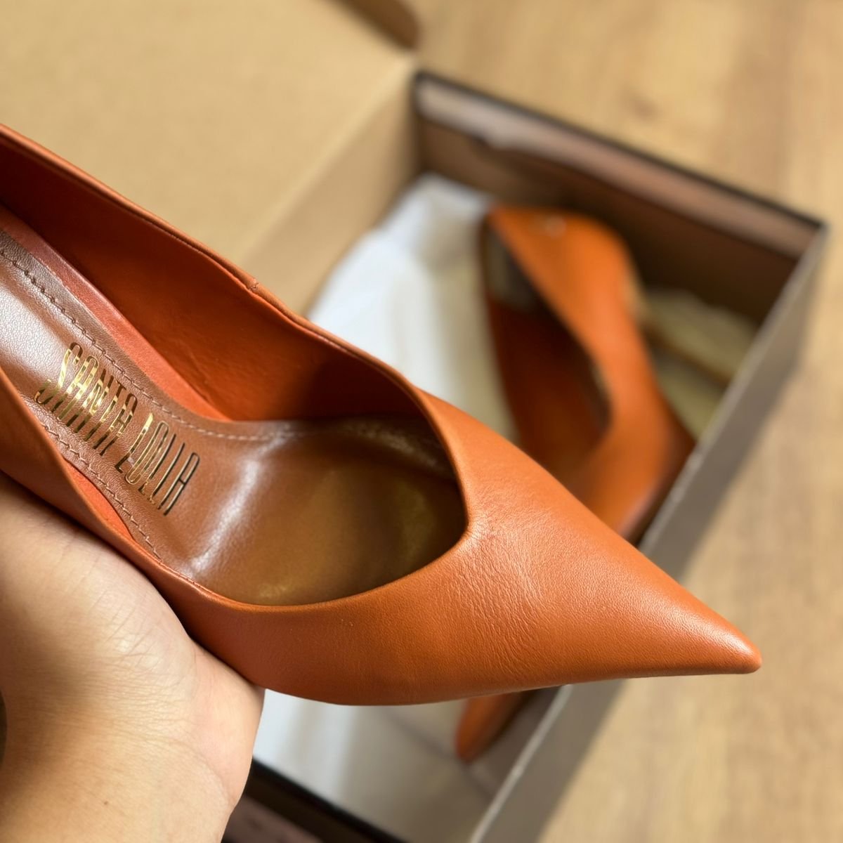 Scarpin Santa Lolla Couro Salto Fino 0070.2178.033B