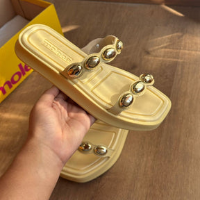 Sandália Moleca Detalhe de Pedrarias 5506.105