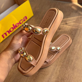 Sandália Moleca Detalhe de Pedrarias 5506.105