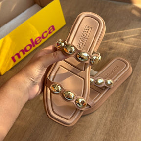 Sandália Moleca Detalhe de Pedrarias 5506.105