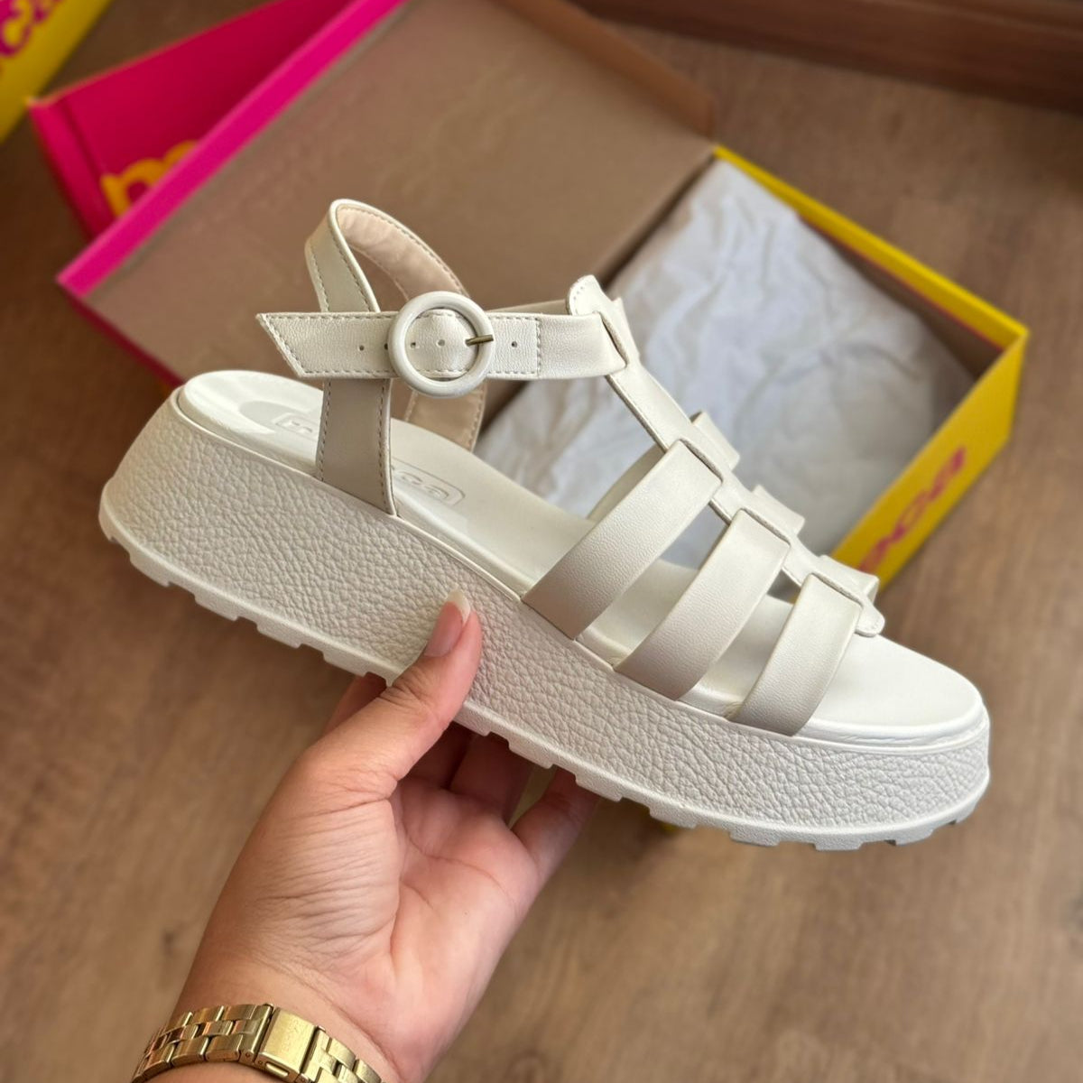 Sandália Moleca Plataforma 5517.102