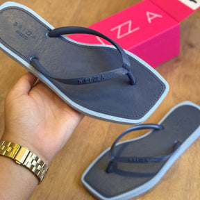 Chinelo de Dedo Arezzo Square Bicolor Brizza Z190270026