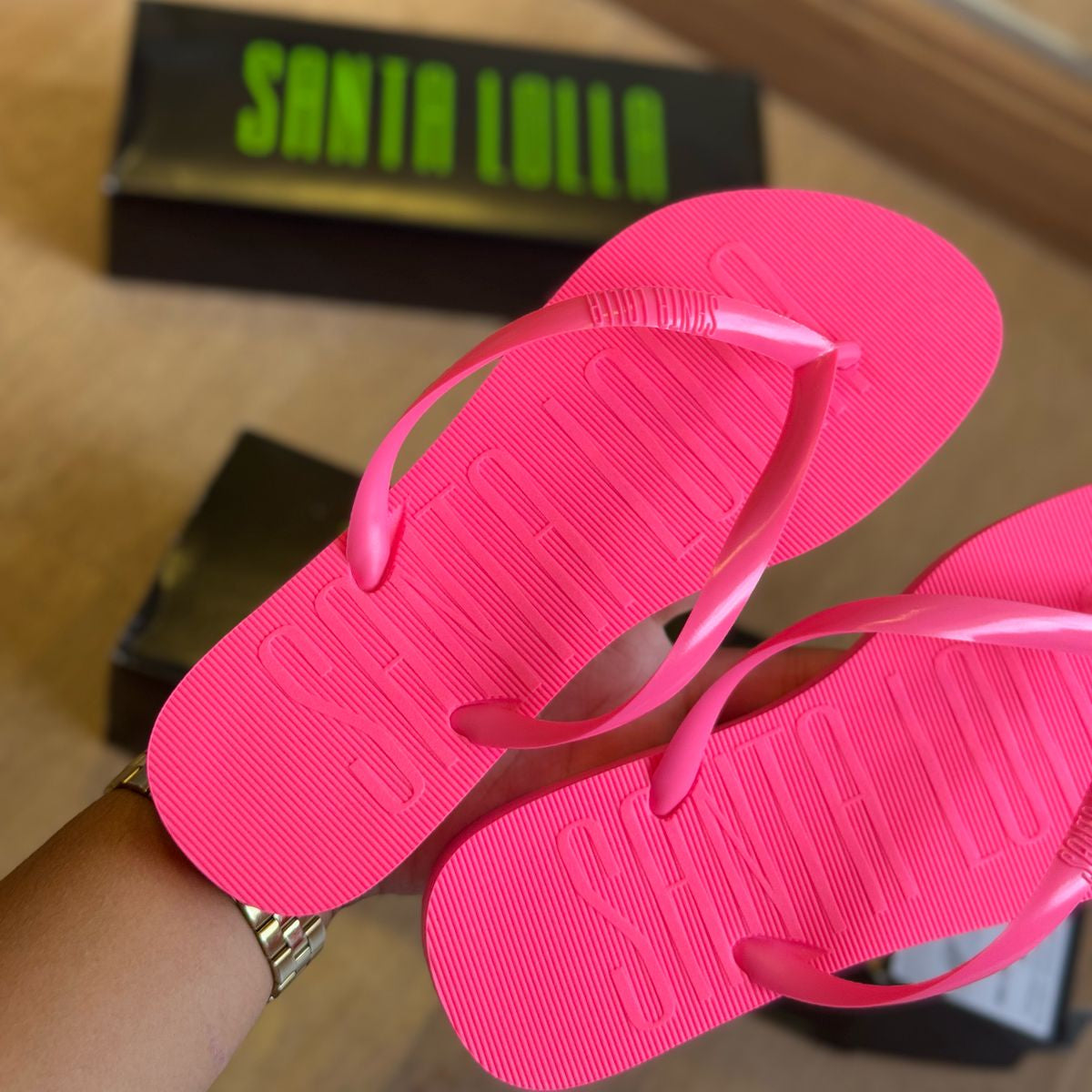 Chinelo Santa lolla Flip Flop Borracha 06BC.3E59.0016