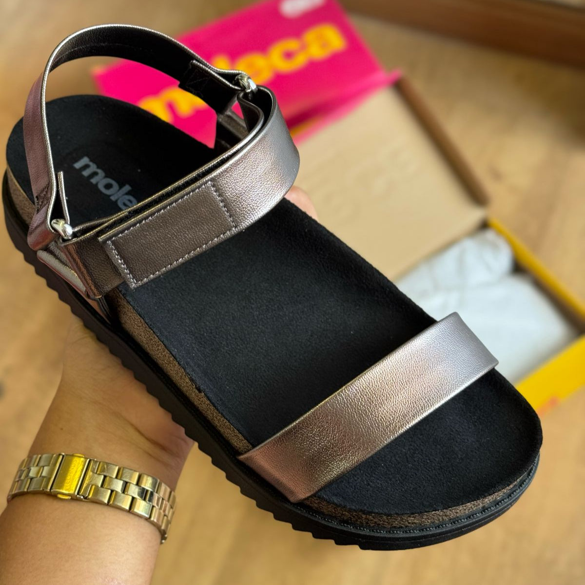 Sandália Papete Moleca 5500.101