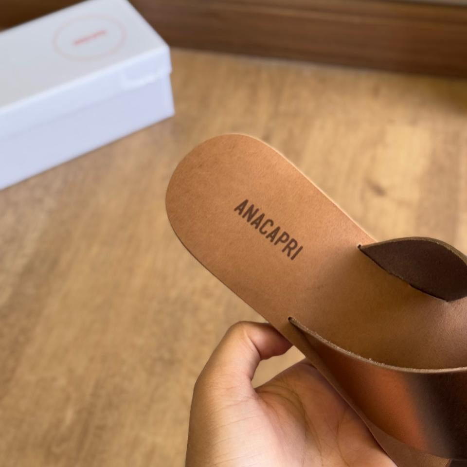 Rasteira Ana Capri Tiras Cruzadas C300140004