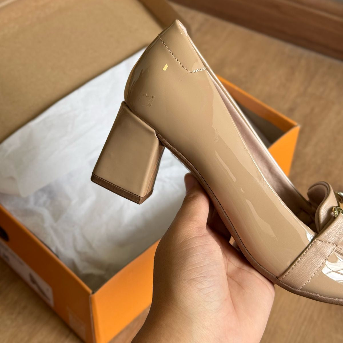 Sandália Beira Salto Baixo em Bloco Rio 4314.104