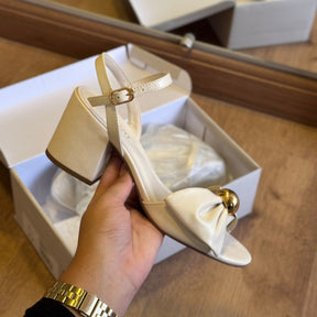 Sandália Arezzo Salto Bloco Arredondado A124630059