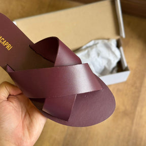 Rasteira Ana Capri Tiras Cruzadas C300140004