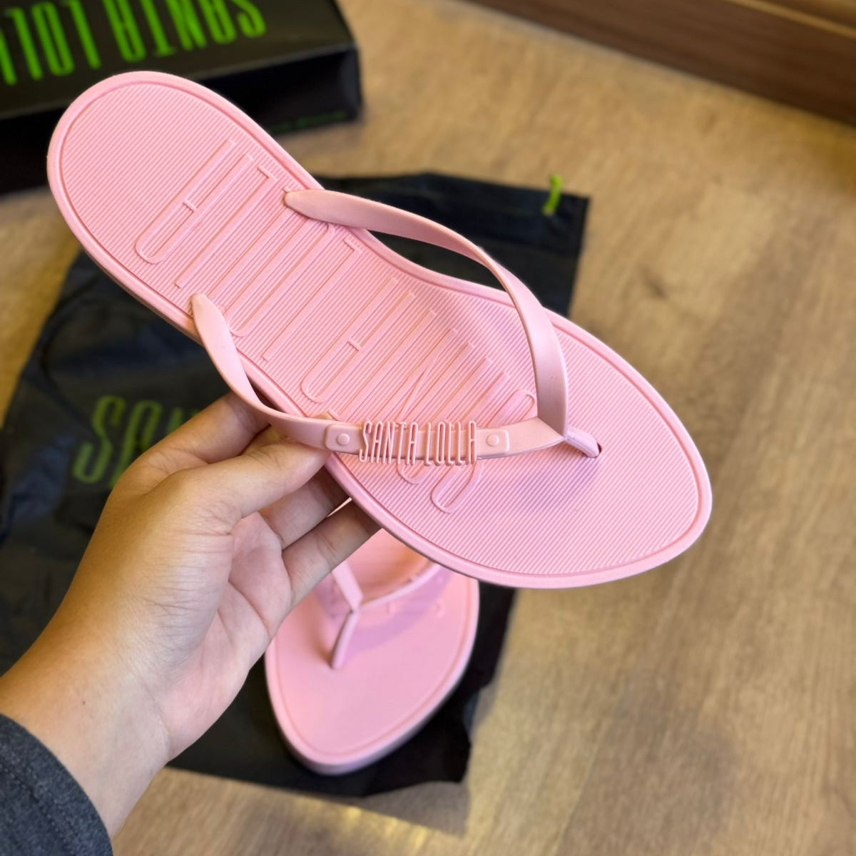 Chinelo Santa Lolla Flip Flop Borracha 086A.4C47.0016