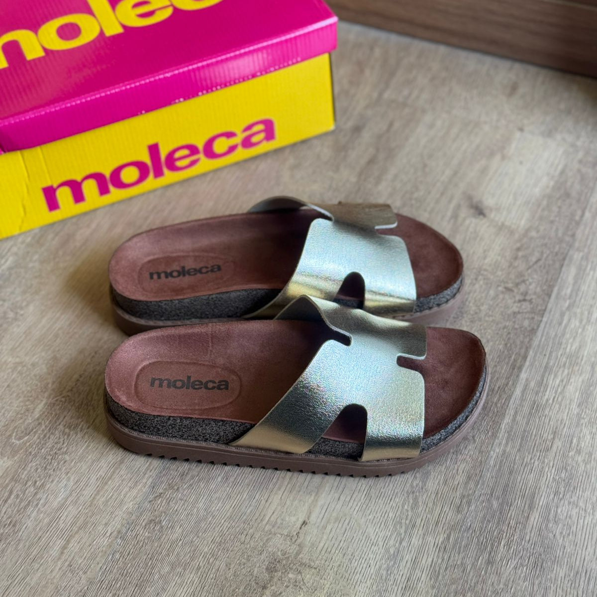 Sandália Moleca Tamanco Plataforma 5500.100