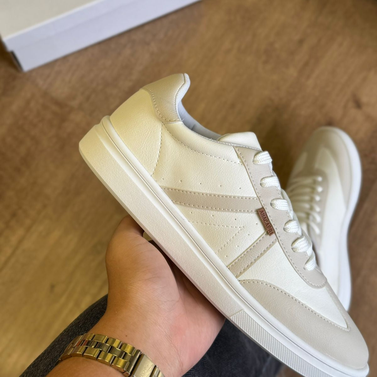 Tênis Ana Capri Pontilhado Lateral C305230006