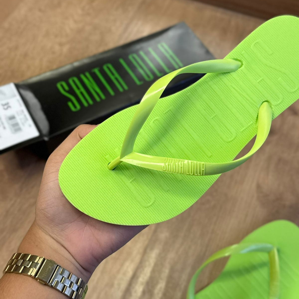 Chinelo Santa lolla Flip Flop Borracha 06BC.3E59.0016