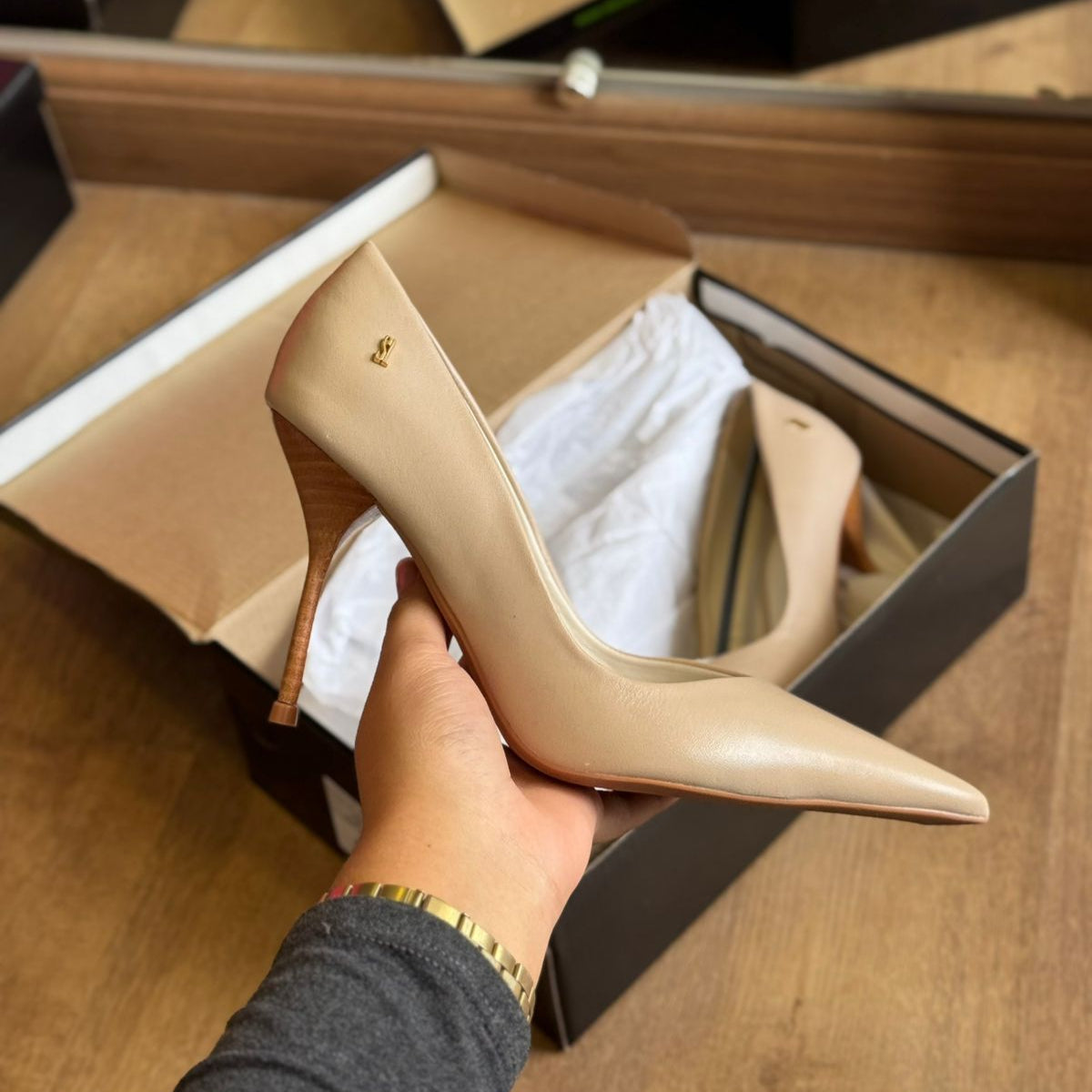 Scarpin Santa Lolla Couro Salto Fino 0070.2178.033B