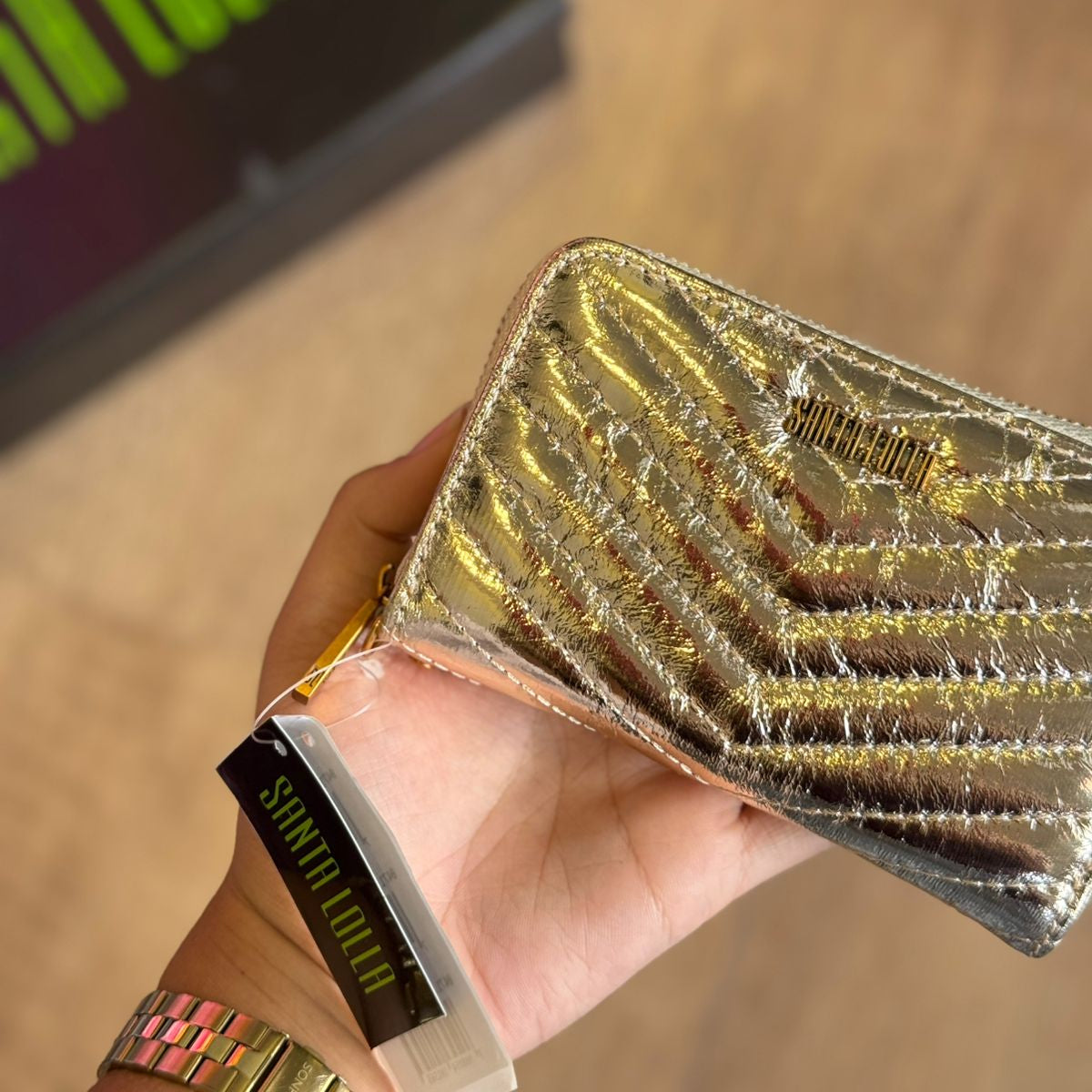 Carteira Santa Lolla Soft Alça De Mão 0471.4A74.037B