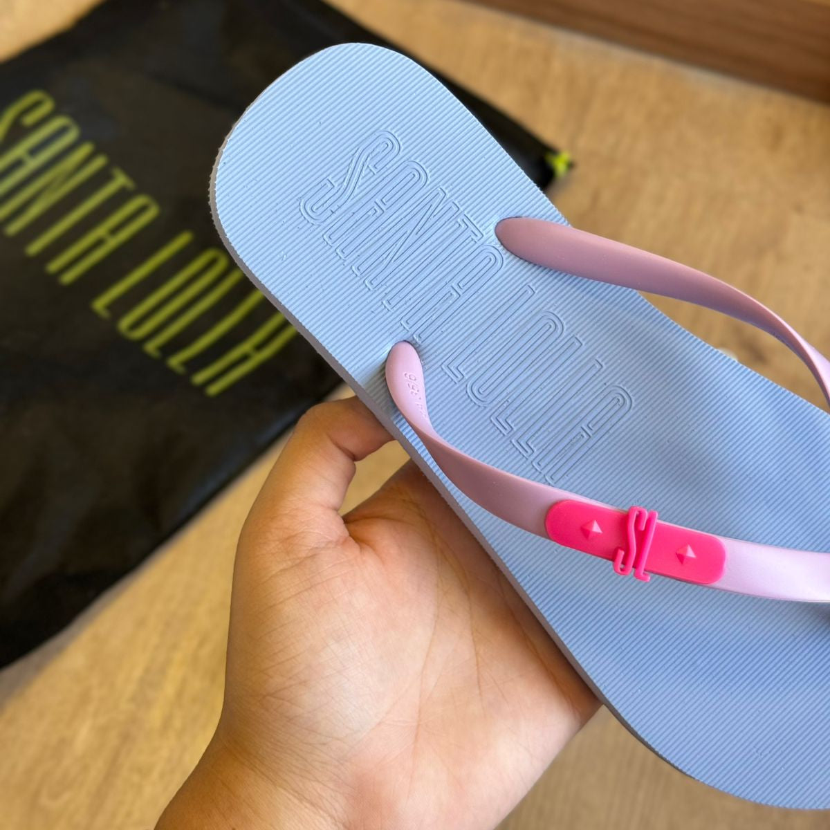 Chinelo Santa Lolla Flip Flop Borracha 0842.4B32