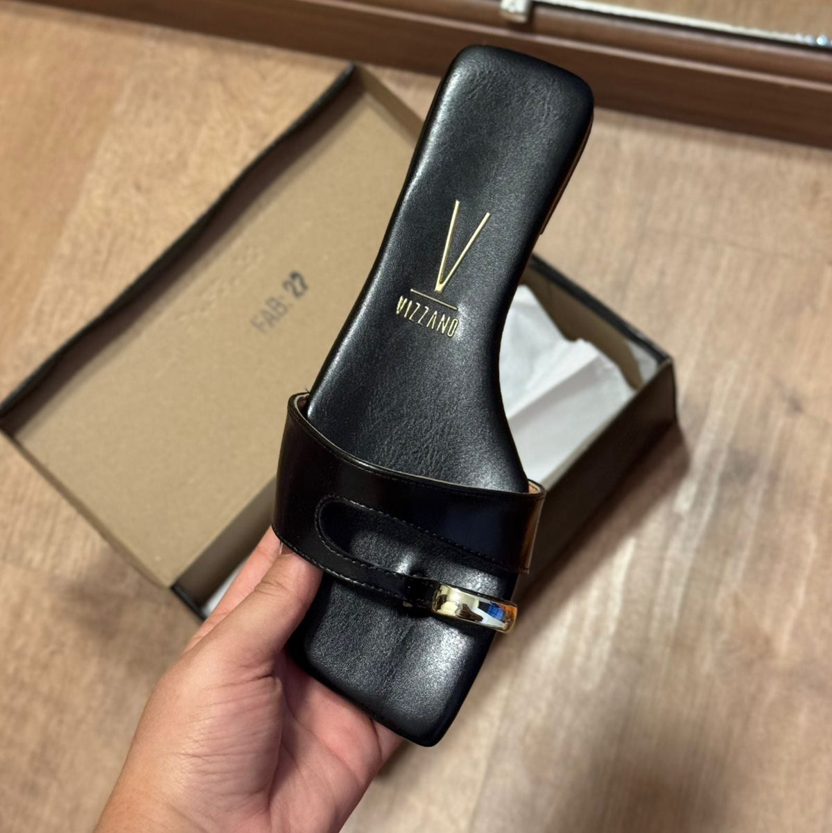 Rasteira Vizzano Fivela Minimal 6553.102