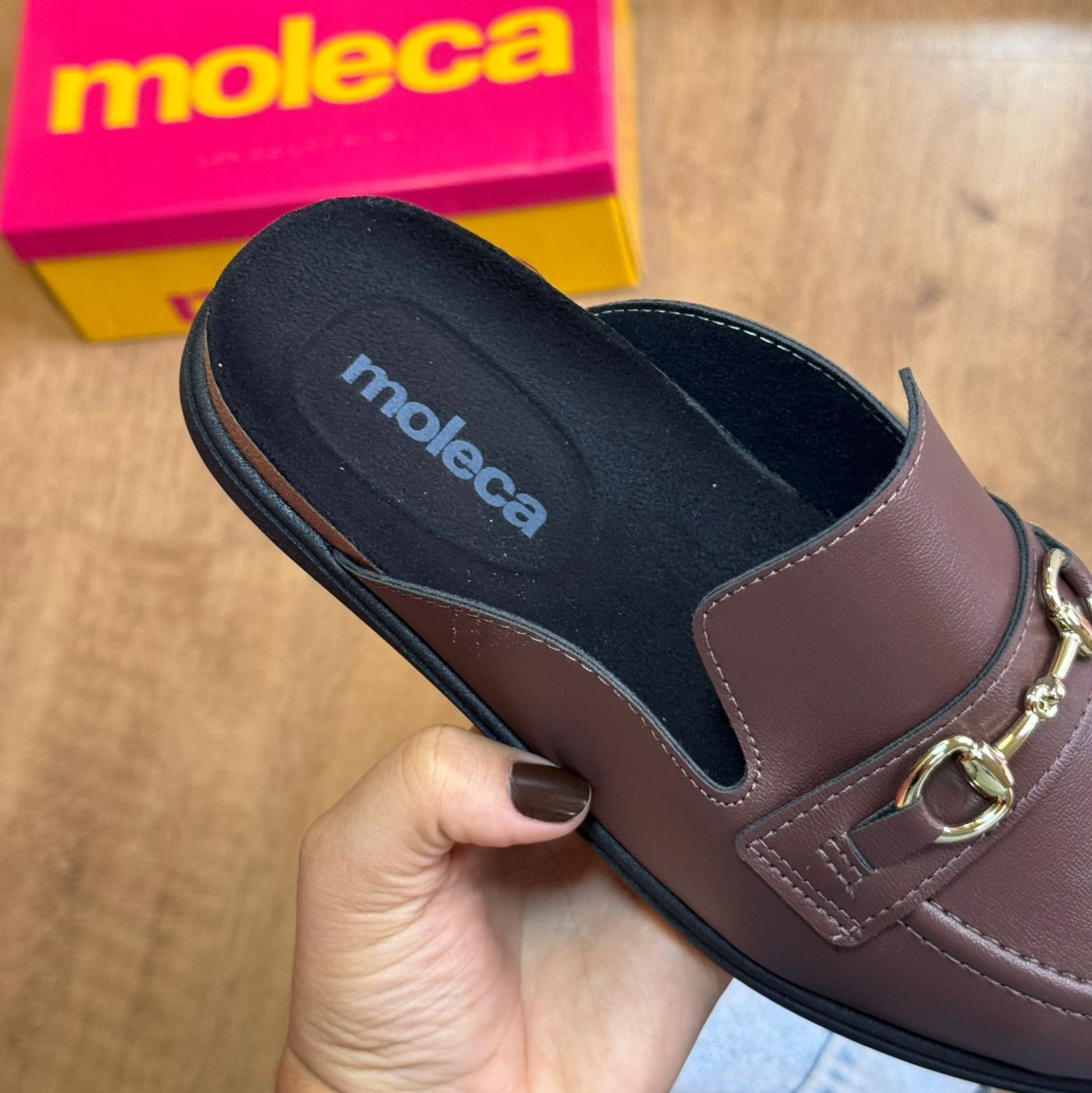 Mule Moleca Nó Dourado 5826.101