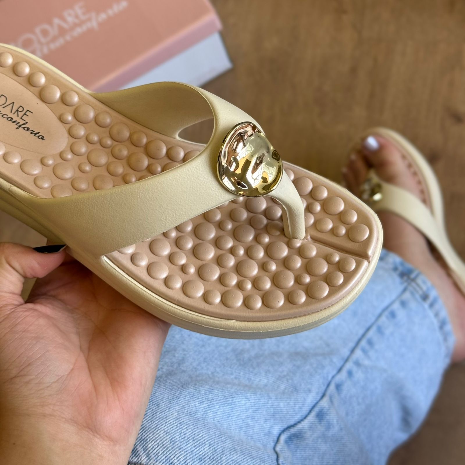 Sandália Papete Modare Casual 7213.101