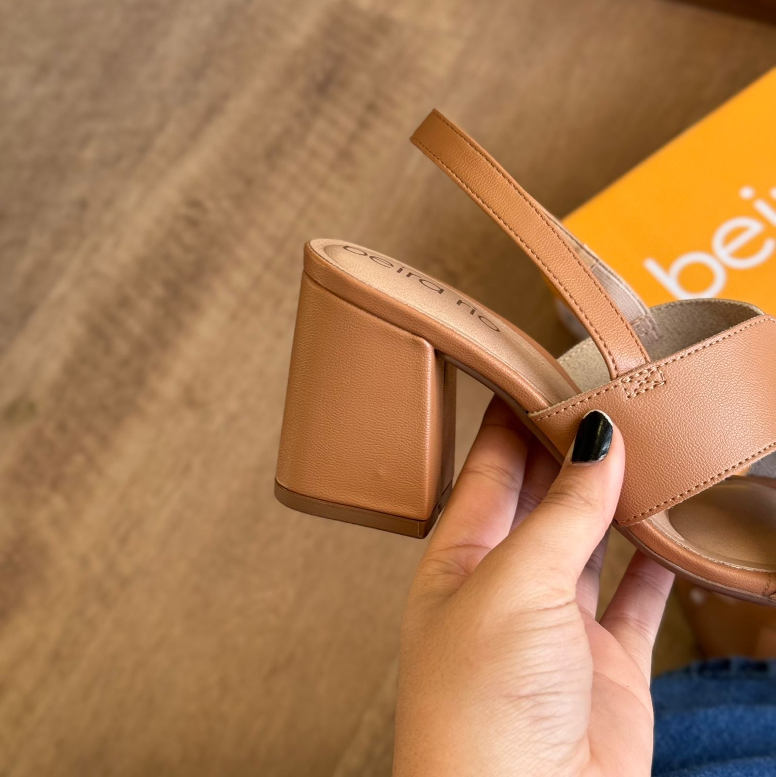 Sandália Salto Beira Rio Casual 8436.231